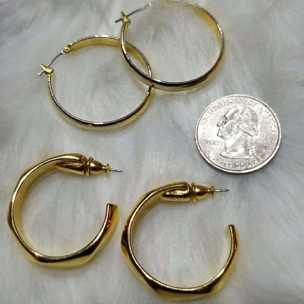 Gold Hoop Earrings